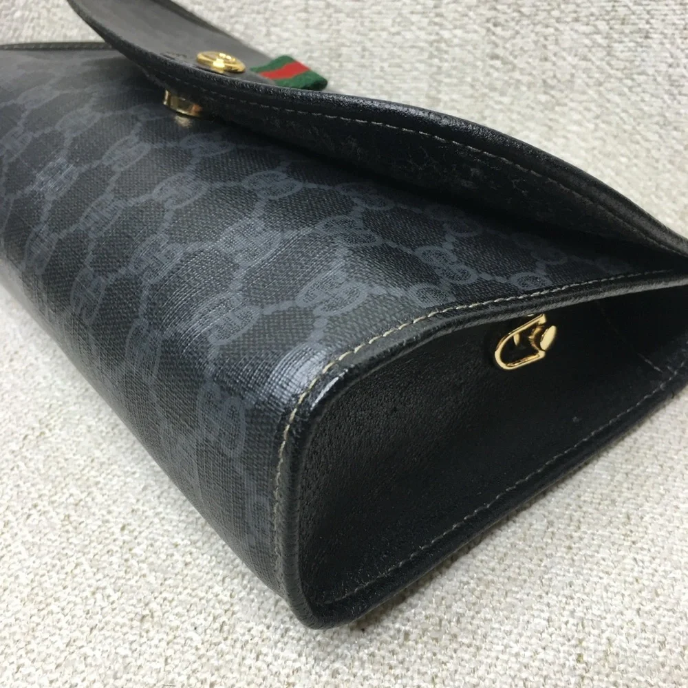 Authentic Gucci bag black monogram coated canvas - Picture 16 of 16